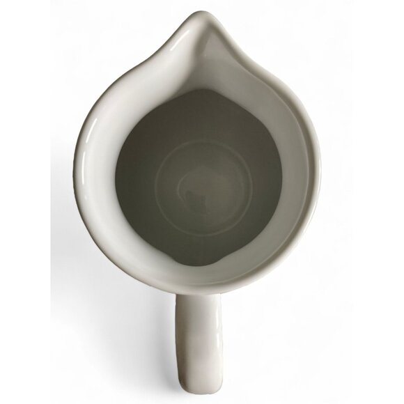 Fapor Ceramic Pitcher With Eggplant Design Made in Portugal Vase 8.5 Inches Tall - Picture 5 of 8